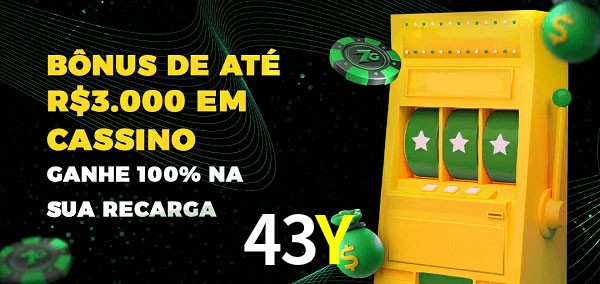 43Y melhor bônus de depósito